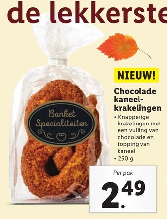 Lidl Chocolade kaneelkrakelingen aanbieding