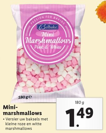Lidl Mini Marshmallows 180 g aanbieding