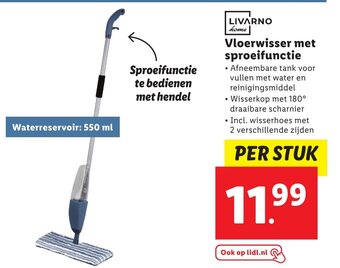 Lidl Vloerwisser met sproeifunctie 550 ml aanbieding