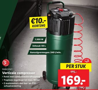 Lidl Verticale compressor 1,500 W aanbieding