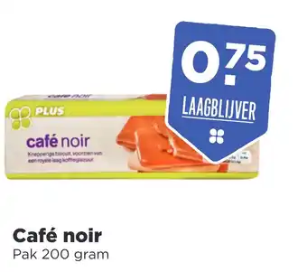 PLUS Café noir 200 gram aanbieding