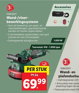 Lidl Wand/vloer bewerkingssysteem 1,050 W aanbieding