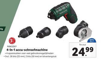 Lidl 4-in-1 accu-schroefmachine aanbieding