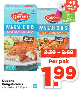 PLUS Queens Pangalicious 250 gram aanbieding