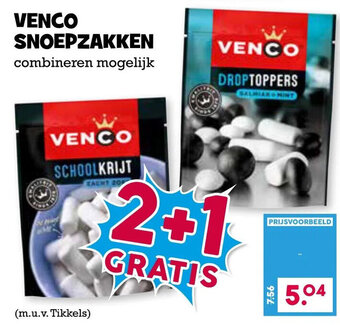 Boon`s Markt VENCO SNOEPZAKKEN aanbieding