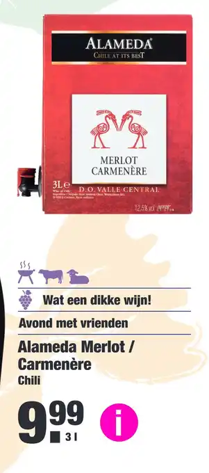 ALDI Alameda merlot / carmenère chili 3liter aanbieding