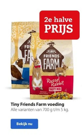 Boerenbond Tiny friends farm voeding aanbieding