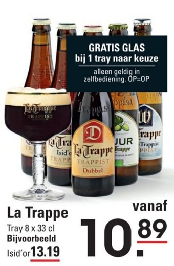 Sligro La Trappe Tray 8 x 33 cl aanbieding