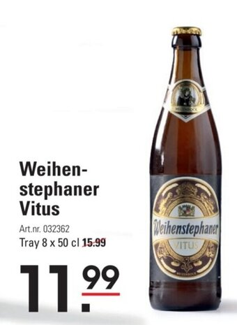 Sligro Weihenstephaner Vitus aanbieding