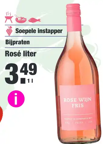 ALDI Rosé liter 1 liter aanbieding