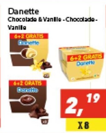 Tanger Markt Danette Chocolade & Vanille aanbieding