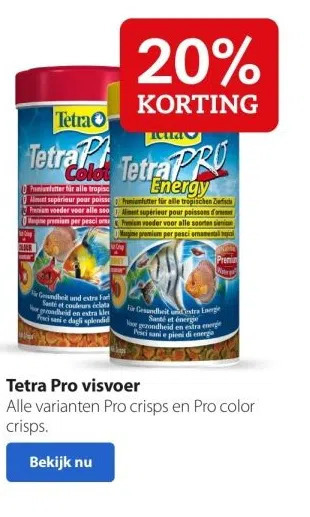 Boerenbond Tetra pro visvoer aanbieding