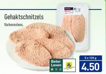 ALDI Gehaktschnitzels 125g aanbieding