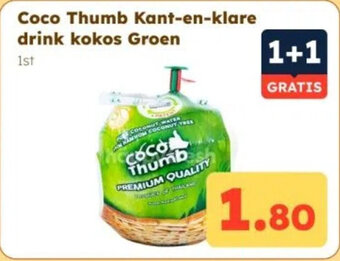 Ochama Coco Thumb Kant-en-klare drink kokos Groen aanbieding