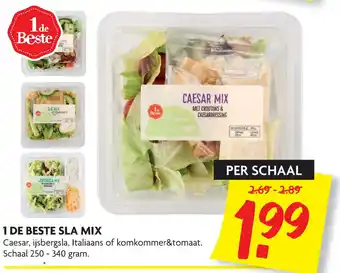 Dekamarkt 1 de beste sla mix 250-340 gram aanbieding