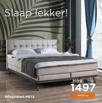 TotaalBED Boxspring Metz aanbieding