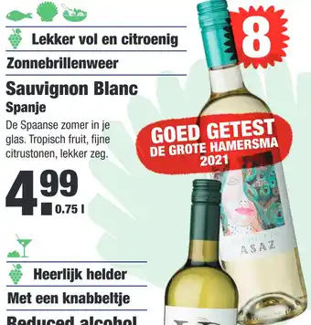 ALDI Sauvignon blanc 0,75liter aanbieding