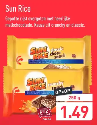 ALDI Sun rice 250g aanbieding