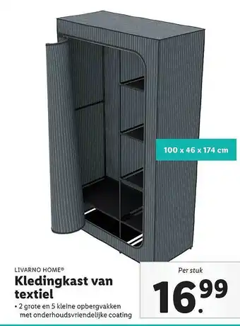 Lidl Livarno Home® Kledingkast Van Textiel aanbieding