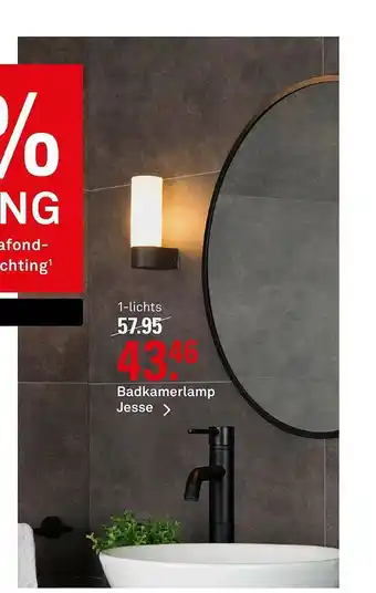 Karwei Badkamerlamp Jesse aanbieding