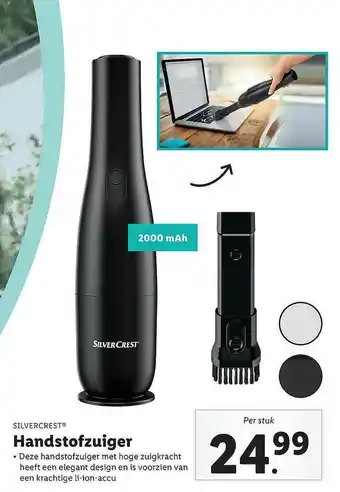 Lidl Silvercrest® Handstofzuiger aanbieding