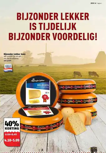 Poiesz Bijzonder Lekker Kaas 40% Korting aanbieding