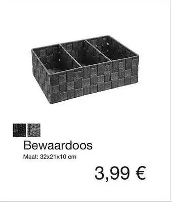 Kik Bewaardoos 32x21x10 Cm aanbieding