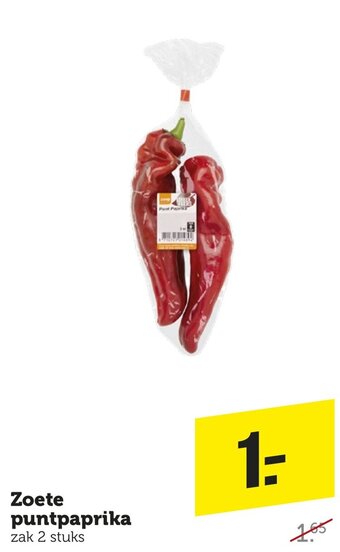 Coop Zoete puntpaprika aanbieding