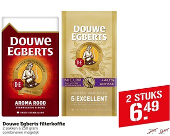 Coop Douwe Egberts filterkoffie aanbieding