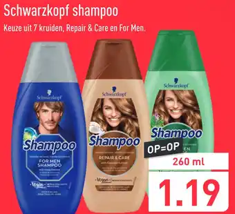 ALDI Schwarzkopf shamp00 260ml aanbieding