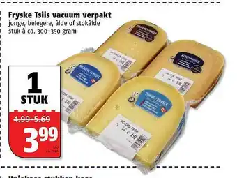 Poiesz Fryskie Tsiis Vacuum Verpakt Jonge, Belegere, Âlde Of Stokâlde aanbieding