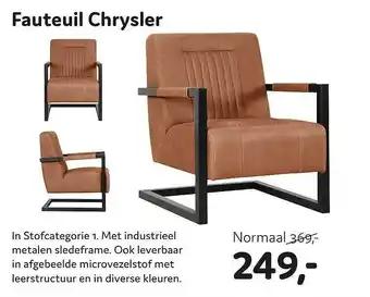 Woonsquare Fauteuil Chrysler aanbieding