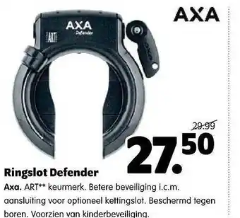 Plentyparts Ringslot Defender Axa aanbieding