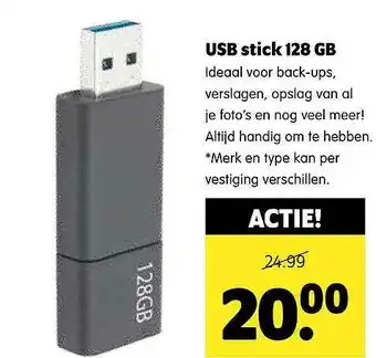 Plentyparts USB Stick 128 GB aanbieding