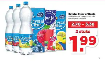 PLUS Crystal Clear Of Ranja aanbieding