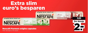 PLUS Nescafé farmers origins capsules aanbieding