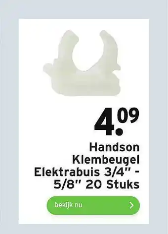 GAMMA Handson Klembeugel Elektrabuis 3-4 aanbieding