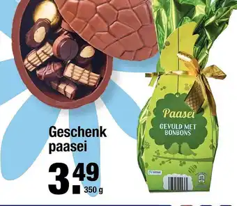 ALDI Geschenk Paasei 350g aanbieding