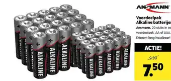 Plentyparts Voordeelpak Alkaline Batterijen Ansmann aanbieding