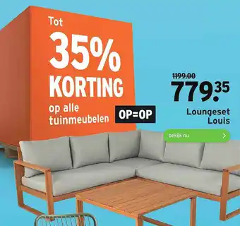 GAMMA Loungeset Louis Tot 35% Korting aanbieding