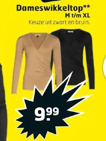 Trekpleister Dameswikkeltop aanbieding