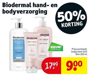 Kruidvat Biodermal hand- en bodyverzorging aanbieding