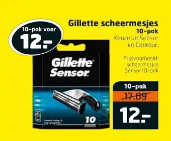 Trekpleister Gillette scheermesjes aanbieding