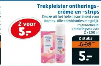Trekpleister Ontharings creme n -strips aanbieding