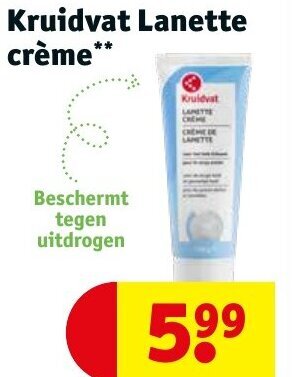 Kruidvat Kruidvat Lanette crème aanbieding