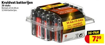 Kruidvat Kruidvat batterijen aanbieding