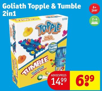 Kruidvat Goliath Topple & Tumble 2in1 aanbieding