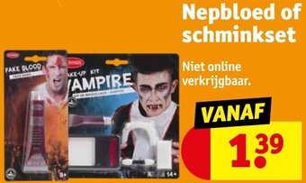 Kruidvat Nepbloed of schminkset aanbieding