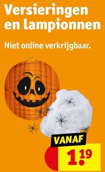 Kruidvat Versieringen en lampionnen aanbieding