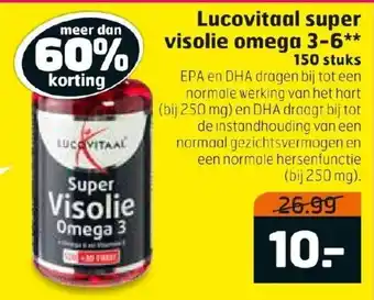 Trekpleister Lucovitaal super visolie omega 3-6 aanbieding